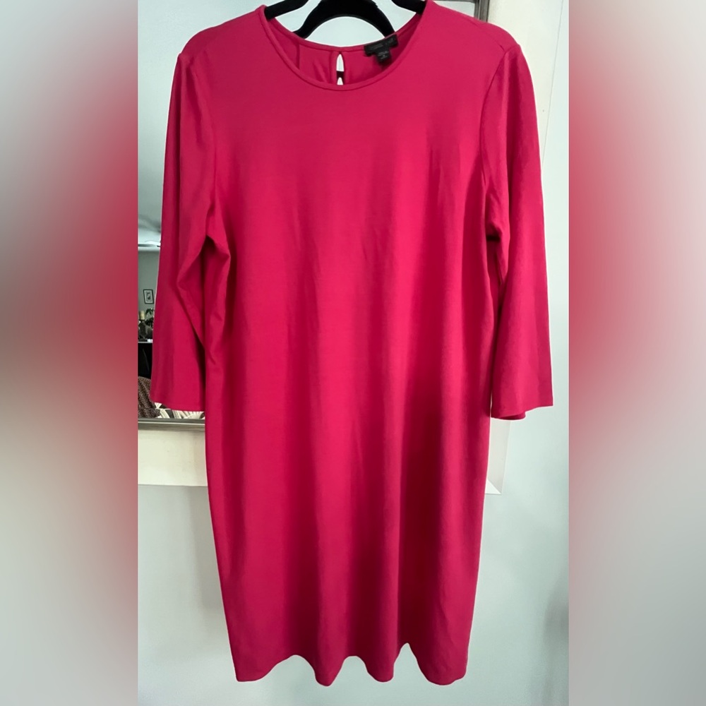 j jill Easy fit  Shift Dress with back pleat Size Medium Petite